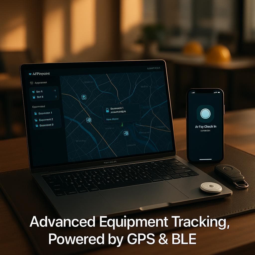 Equipment Tracking Software with GPS and BLE Integration