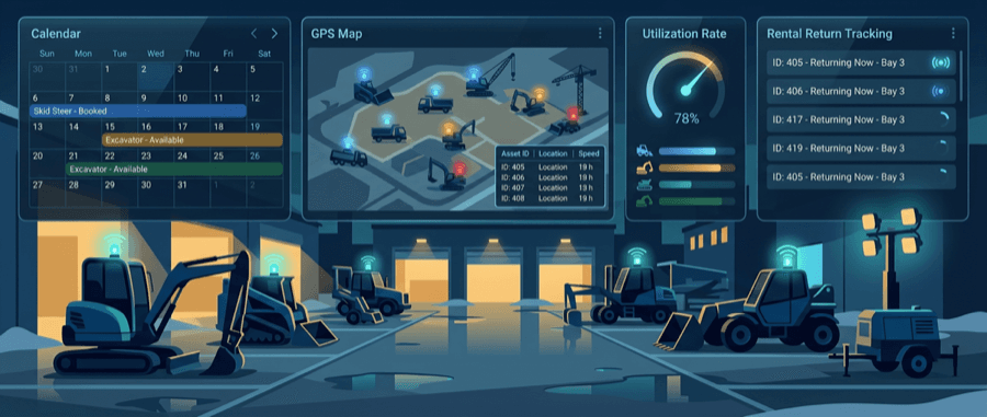 Equipment Rental Business Tracking Guide 2025: Fleet Management & Utilization