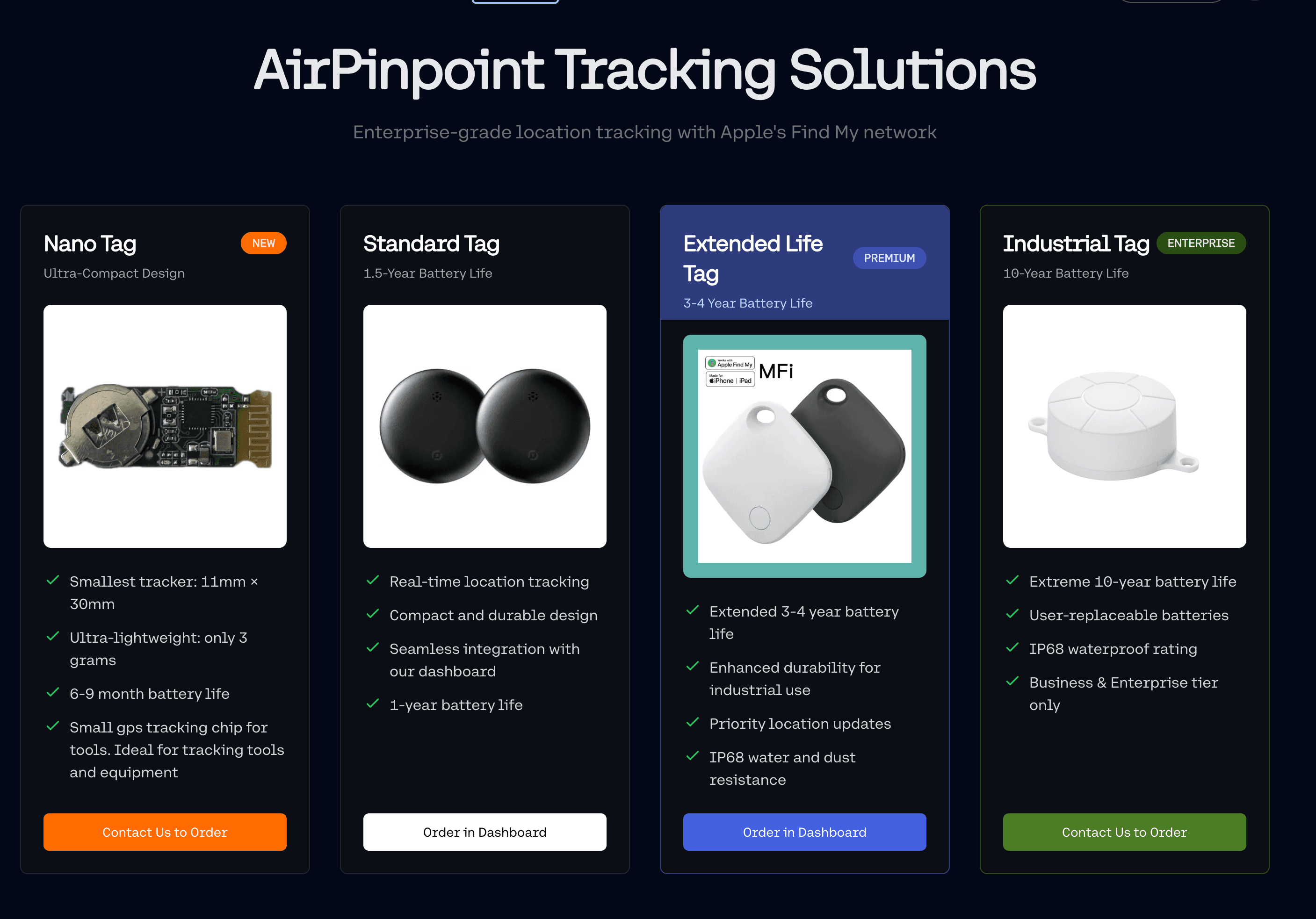 AirPinpoint Tracking Device
