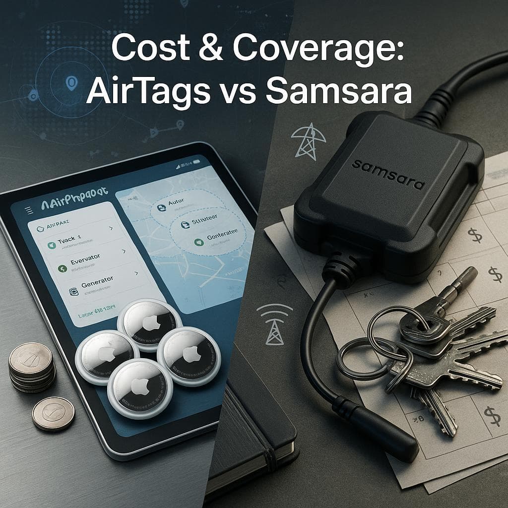 AirTags vs Samsara 2026: Fleet Tracking Cost Comparison (Save 60-83%)